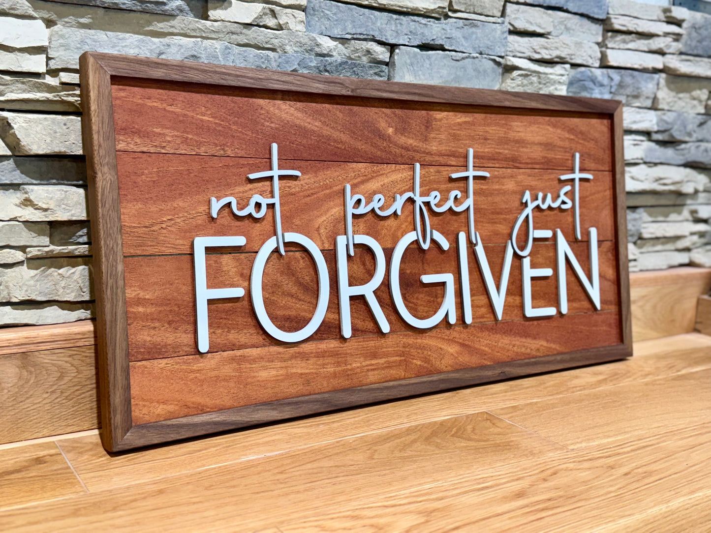 Mahogany Sign