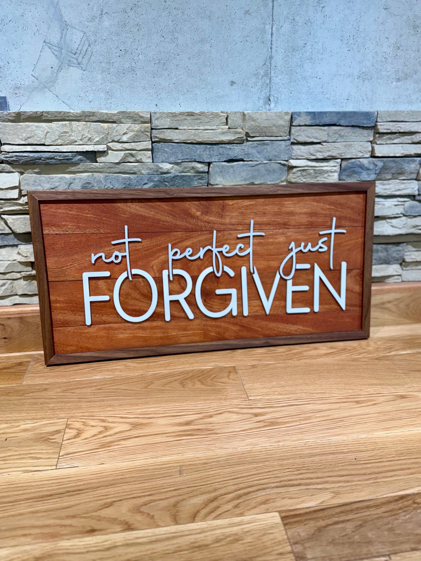 Mahogany Sign