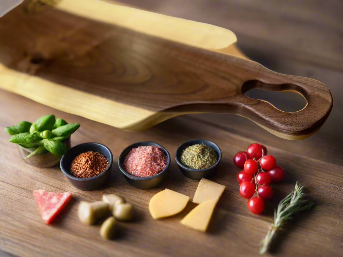 Charcuterie board w/Coasters — item# 1126