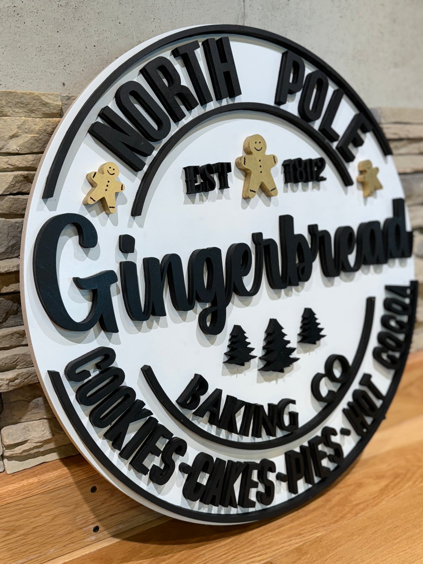 24” Gingerbread Sign