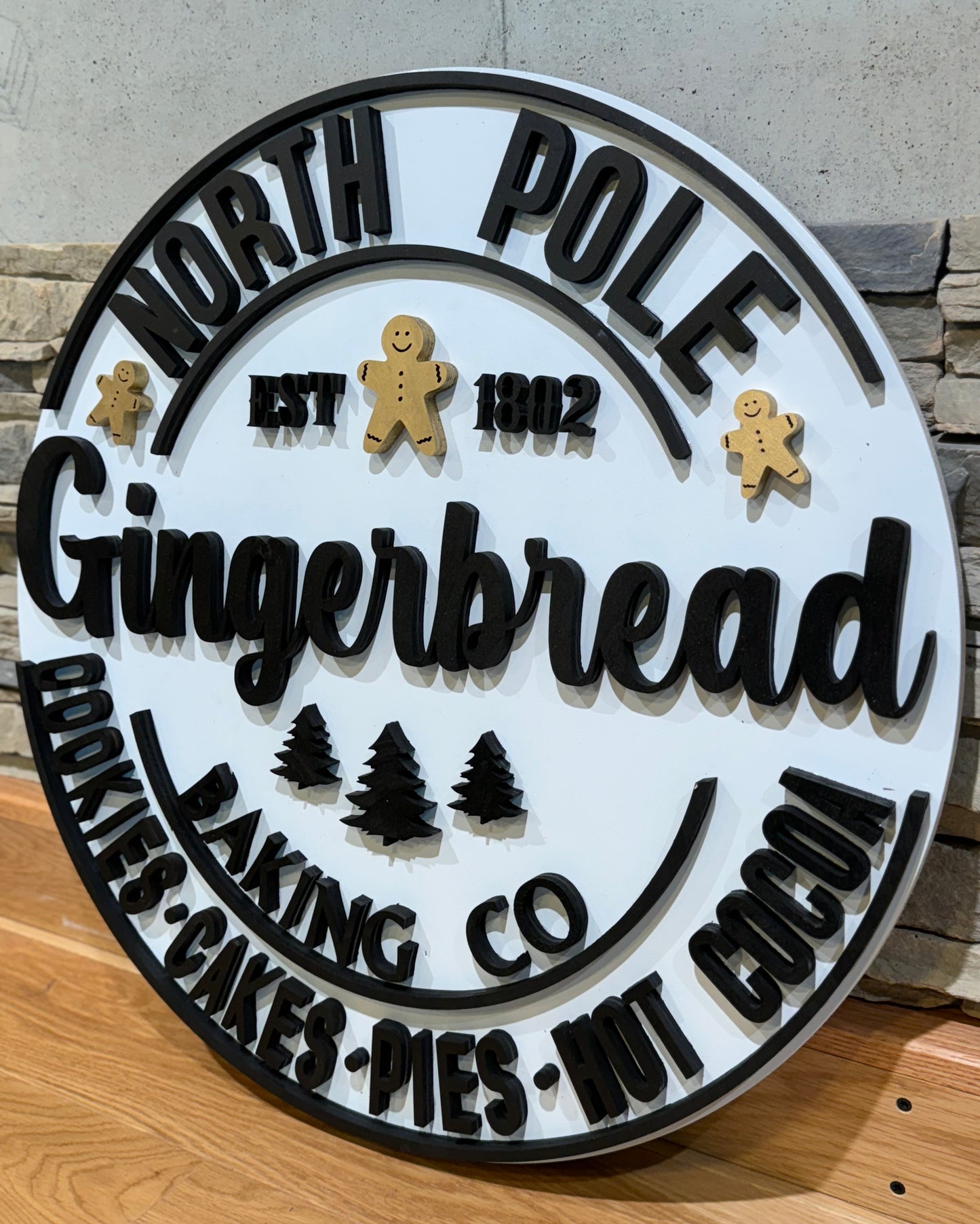 24” Gingerbread Sign