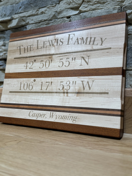 Lewis Family Cutting Board