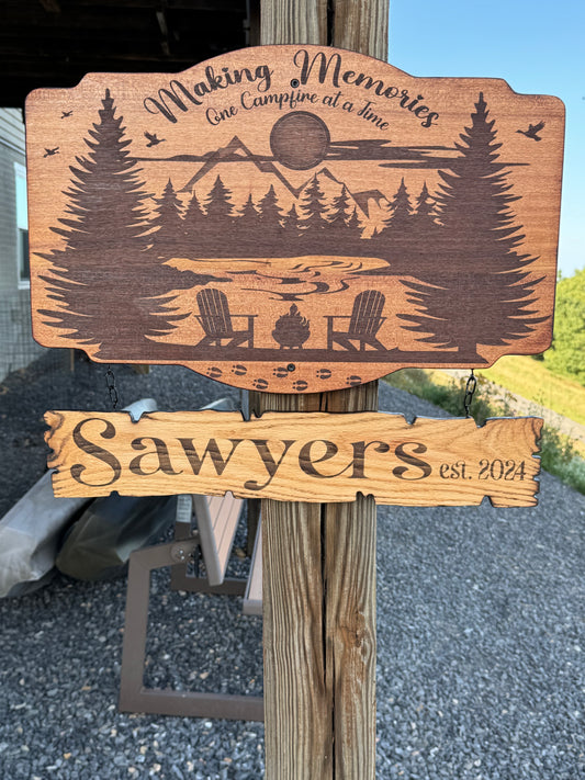 Camp sign