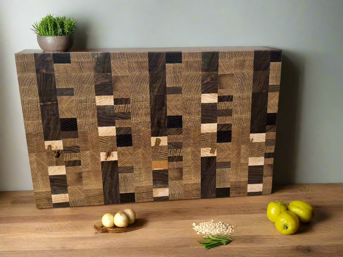 End Grain Cutting Board 2inch thick — item# 2634